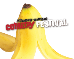 Banana logo for comedy festival