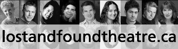 Headshots of actors in black and white