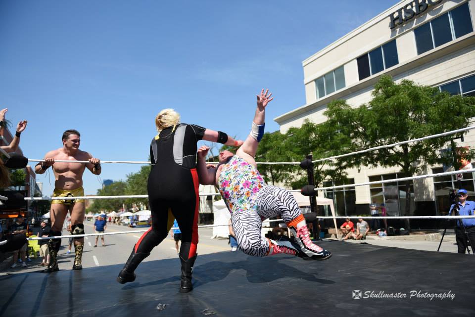 Men in wrestling ring